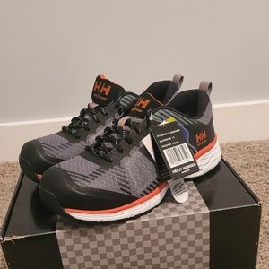 Helly Hansen Gray and Orange Saftey Shoes